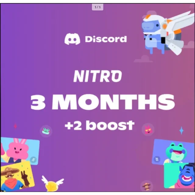 Discord Nitro x3 Meses
